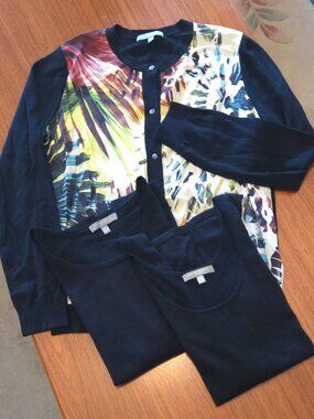 Neiman Marcus Women's Cashmere Silk Cardigan  ! ! SET ! !